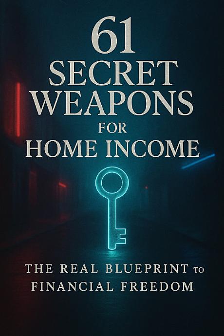Cover for 61 Home Income Hacks: Make Money Online from Anywhere | 2025 Remote Work Ideas for Passive Income, Side Hustles, Freelancing & Digital Business