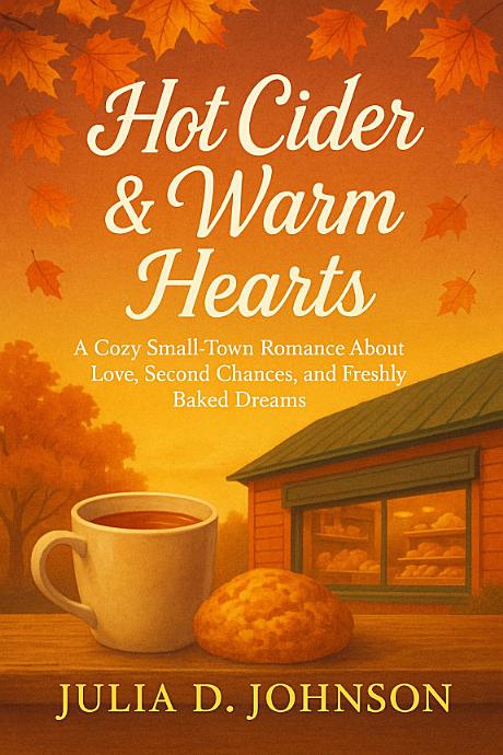 Cover for HOT CIDER & WARM HEARTS: A COZY SMALL-TOWN ROMANCE ABOUT LOVE, SECOND CHANCES, AND FRESHLY BAKED DREAMS