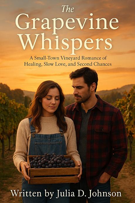 Cover for THE GRAPEVINE WHISPERS: A SMALL-TOWN VINEYARD ROMANCE OF HEALING, SLOW LOVE, AND SECOND CHANCES