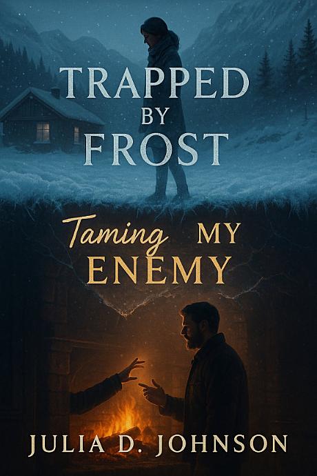 Cover for TRAPPED BY FROST, TAMING MY ENEMY: AN ENEMIES-TO-LOVERS SMALL-TOWN WINTER ROMANCE OF SURVIVAL & SECOND CHANCES