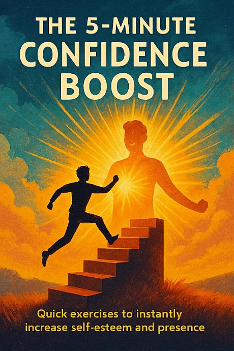 Cover for The 5-Minute Confidence Boost – Quick, Proven Ways to Feel Bold and Ready Anytime: Simple Daily Habits to Overcome Self-Doubt, Build Self-Assurance, and Take Action in Minutes